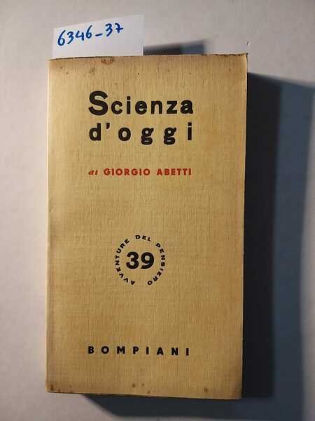 Scienza d'oggi