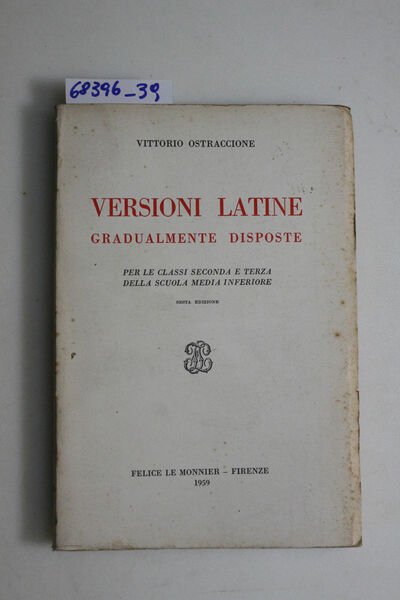 Versioni Latine gradualmente disposte