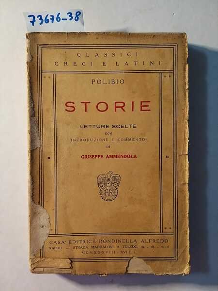 Storie - Letture scelte - con introduzione e commento di …