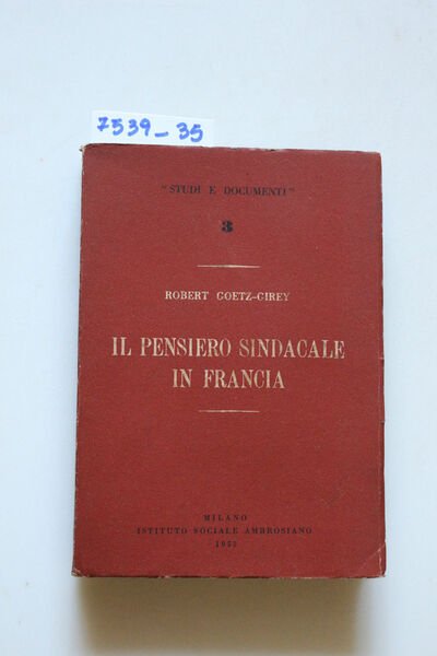 Il pensiero sindacale in Francia