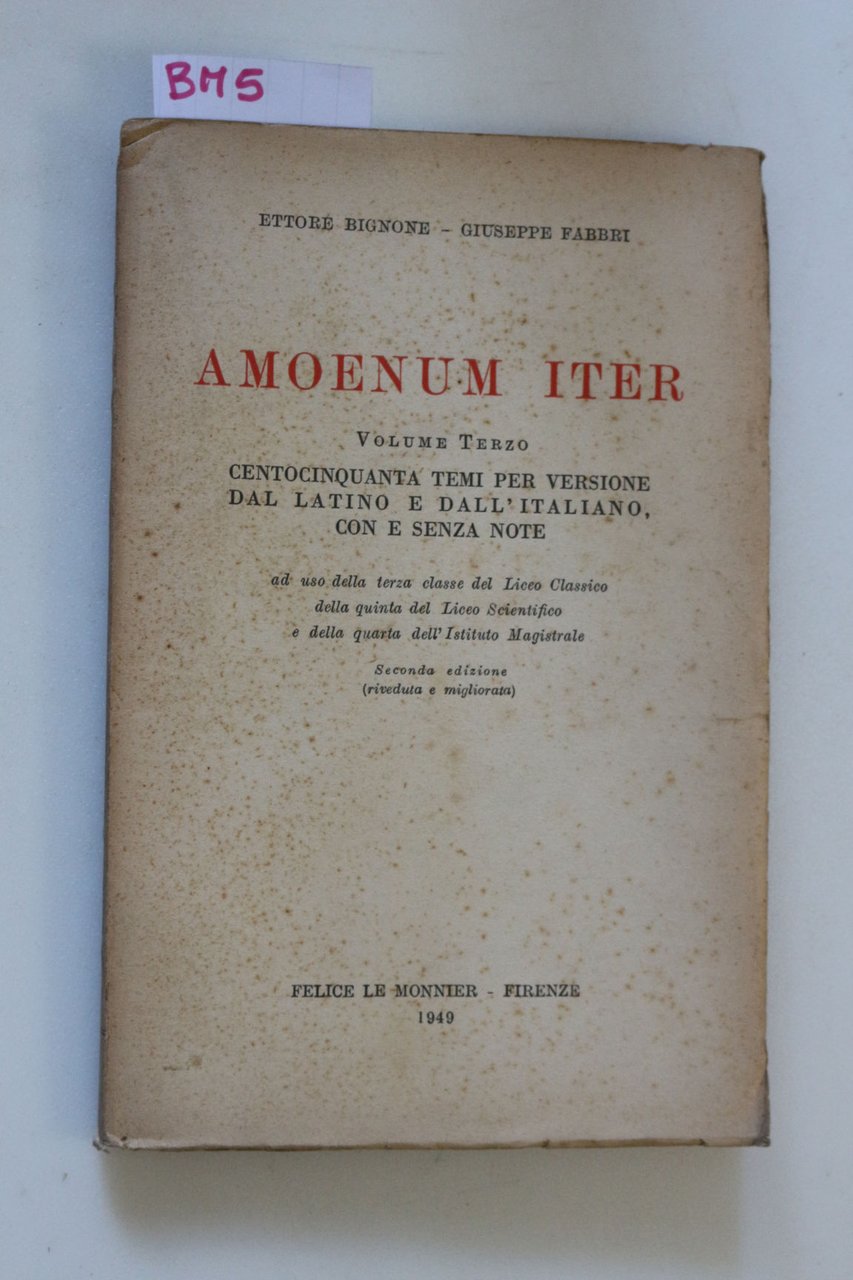 Amoenum Iter volume III