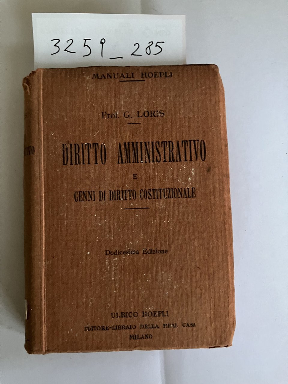 Diritto amministrativo e cenni di diritto costituzionale