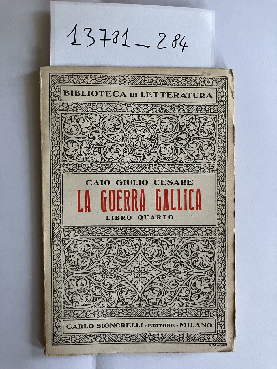 La guerra gallica. Libro quarto