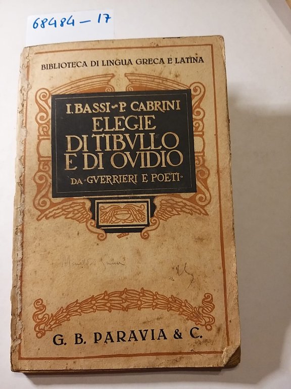 Le Metamorfosi e i Fasti - Episodi scelti a illutrare …