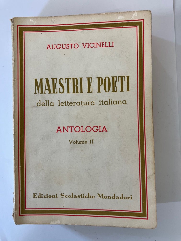 Maestri e poeti della letteratura italiana - Antologia III Voll.