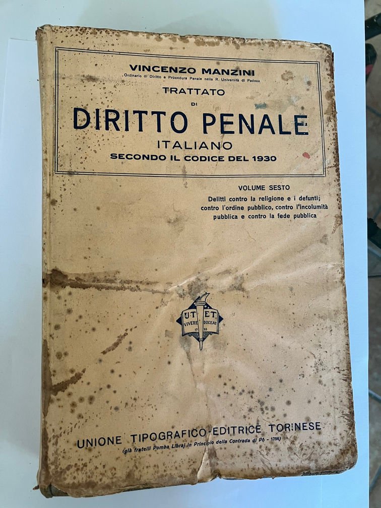 Trattato di Diritto Penale Italiano (Voll. I-IV-V-VI)