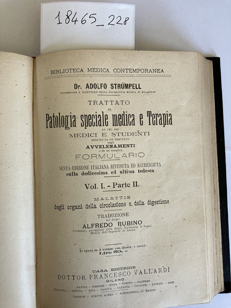 Trattato di Patologia speciale medica e Terapia ad uso dei …