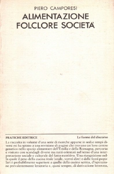 Alimentazione, folclore, societÃ .