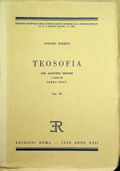 Teosofia: volume IV.