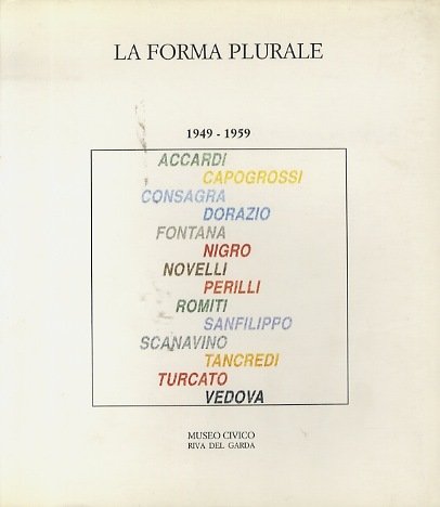 La forma plurale: 1949-1959.