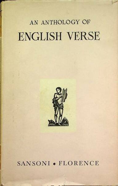 An anthology of english verse.
