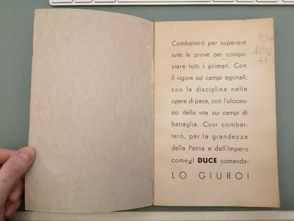 Littoriali femminili del lavoro: Anno XIX.