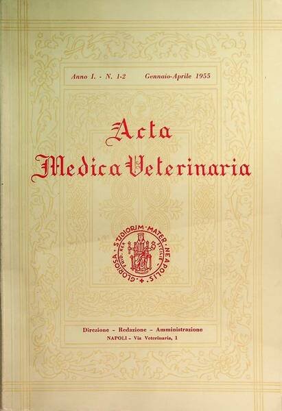 Acta medica veterinaria: organo della FacoltÃ di medicina veterinaria dell'UniversitÃ …