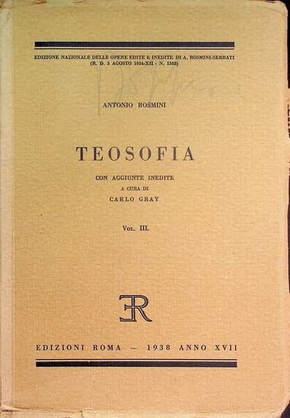 Teosofia: volume III.