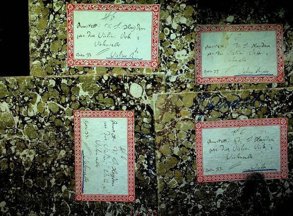 Six quatuors de Haydn pour deux Violons Alto et Basse: …