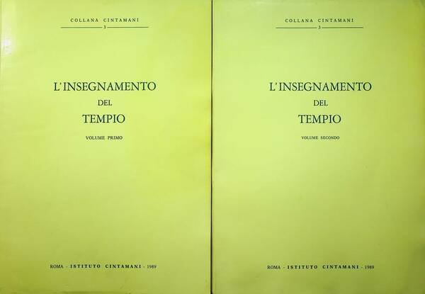 L'insegnamento del tempio.