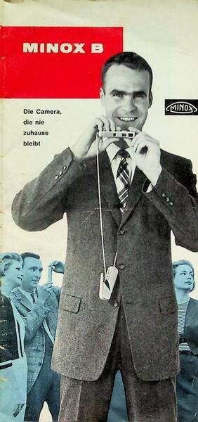 Minox B: Die Camera, die nie zuhause bleibt.