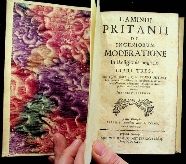 Laminti Pritanii De ingeniorum moderatione in religionis negotio. Libri tres, …