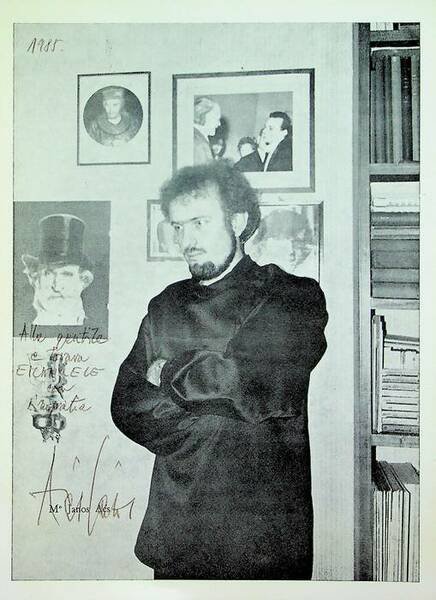 Janos Acs: fotografia originale con dedica autografa.