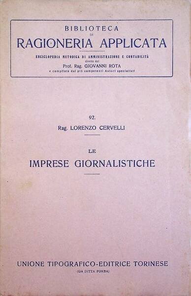 Le imprese giornalistiche.