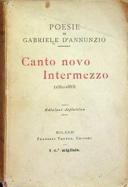 Canto novo: Intermezzo: 1881-1883.