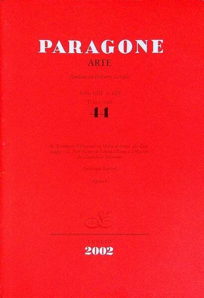 Paragone: rivista mensile di arte figurativa e letteratura: ARTE: A. …