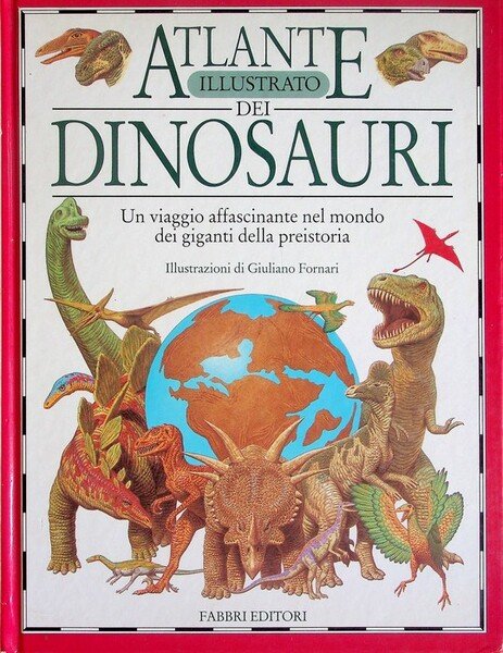 Atlante illustrato dei dinosauri.