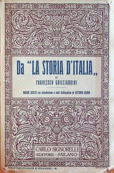 Da La storia d'Italia: pagine scelte.