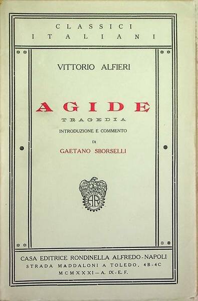 Agide: tragedia.