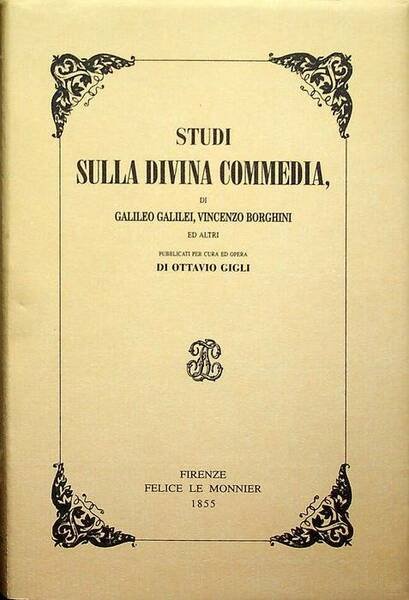 Studi sulla Divina Commedia.