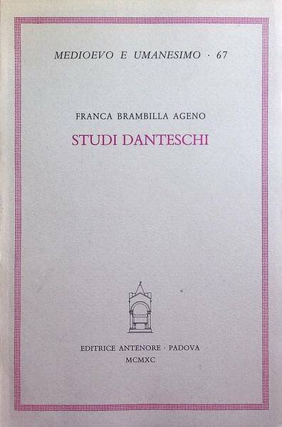 Studi danteschi.