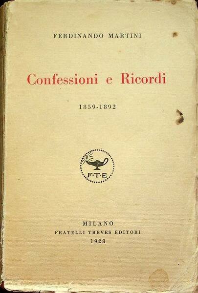 Confessioni e ricordi, 1859-1892.