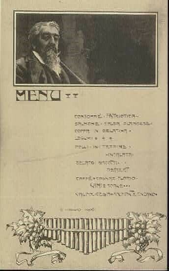 Menu 2 maggio 1908.