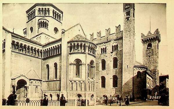 Trento, cattedrale vista da tergo.