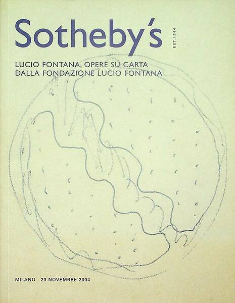 Lucio Fontana, opere su carta dalla Fondazione Lucio Fontana: Milano, 23 novembre 2004.