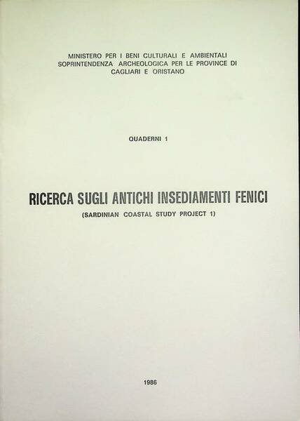 Ricerca sugli antichi insediamenti fenici: Sardinian coastal study project 1.