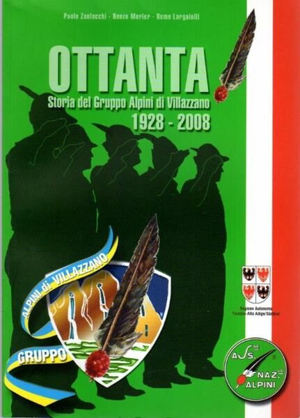 Ottanta: Storia del Gruppo Alpini di Villazzano 1928-2008.