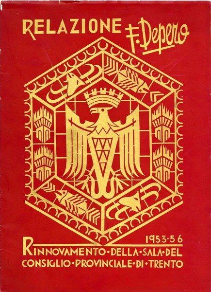 Rinnovamento della Sala del Consiglio provinciale del maestro Fortunato Depero.