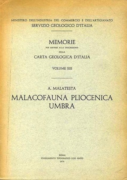 Memorie per servire alla descrizione della carta geologica d'Italia. Volume …