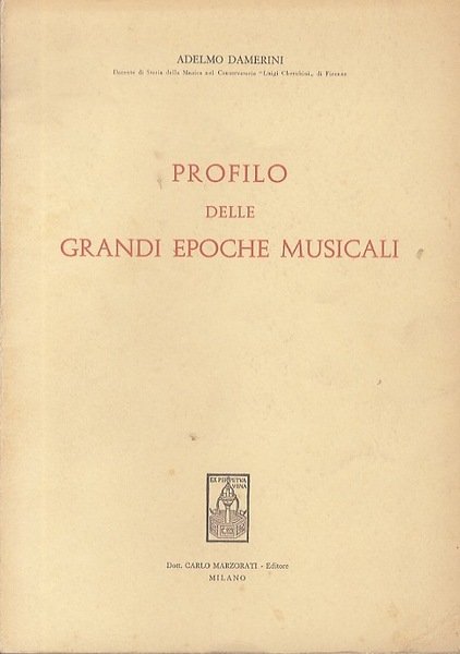 Profilo delle grandi epoche musicali.