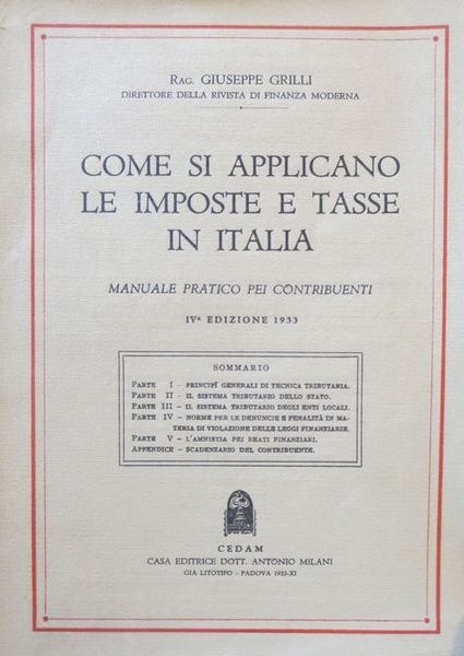 Come si applicano le imposte e tasse in Italia: manuale …