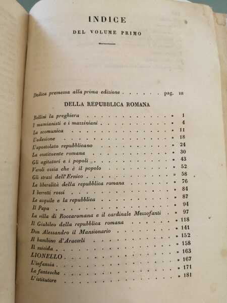 Della Repubblica Romana: appendice dell'Ebreo di Verona.