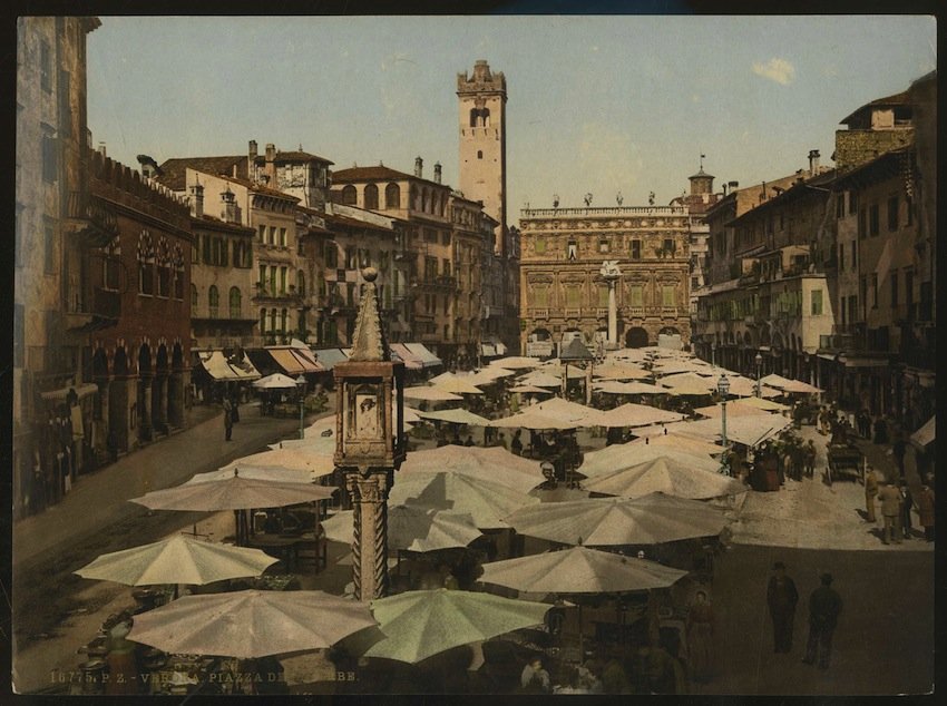 16775. P. Z. - Verona. Piazza delle Erbe.