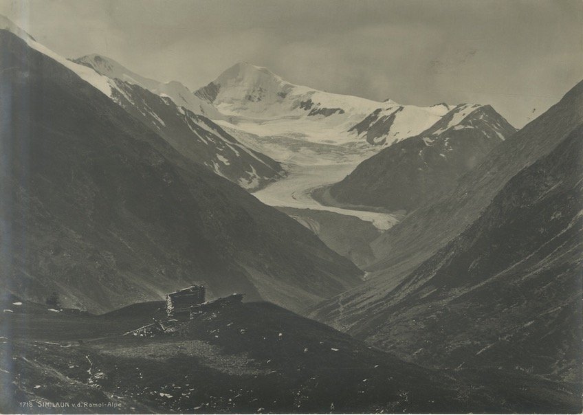 1718. Similaun v. d. Ramol-Alpe.