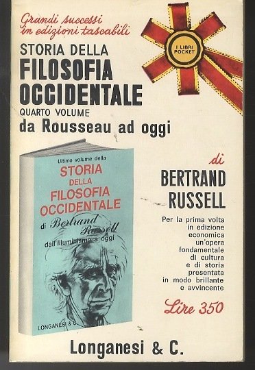 Storia della filosofia occidentale: IV. Da Rousseau ad oggi.