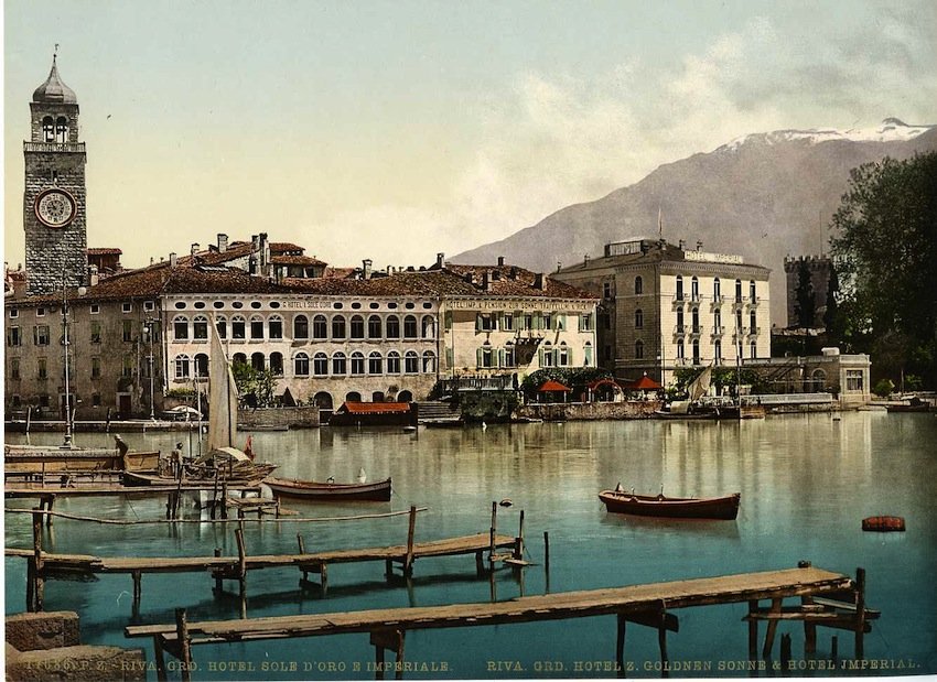 17686 P. Z. Riva Grd. Hotel Sole d'oro e Imperiale.