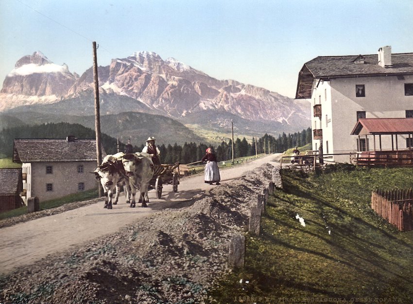 18068 P. Z. - Tirol - Acquabuona Gegen Tofana.