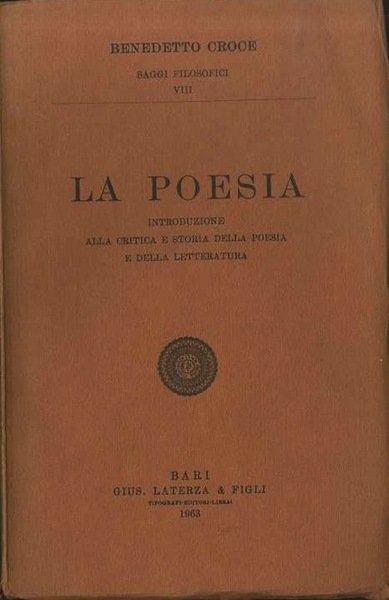 La poesia: introduzione alla critica e storia della poesia e …