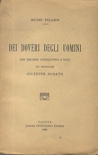 Dei doveri degli uomini.
