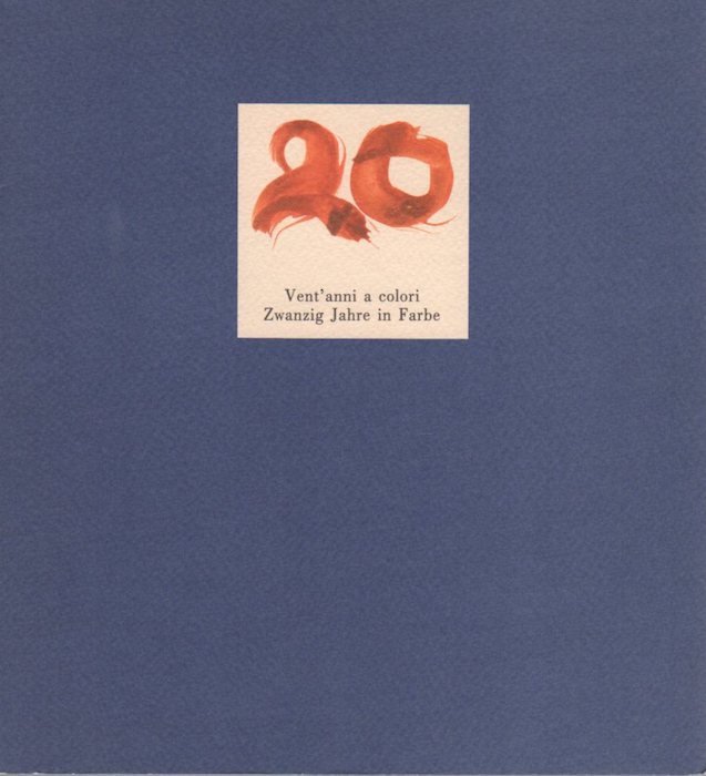 20: vent'anni a colori = zwanzig Jahre in Farbe.